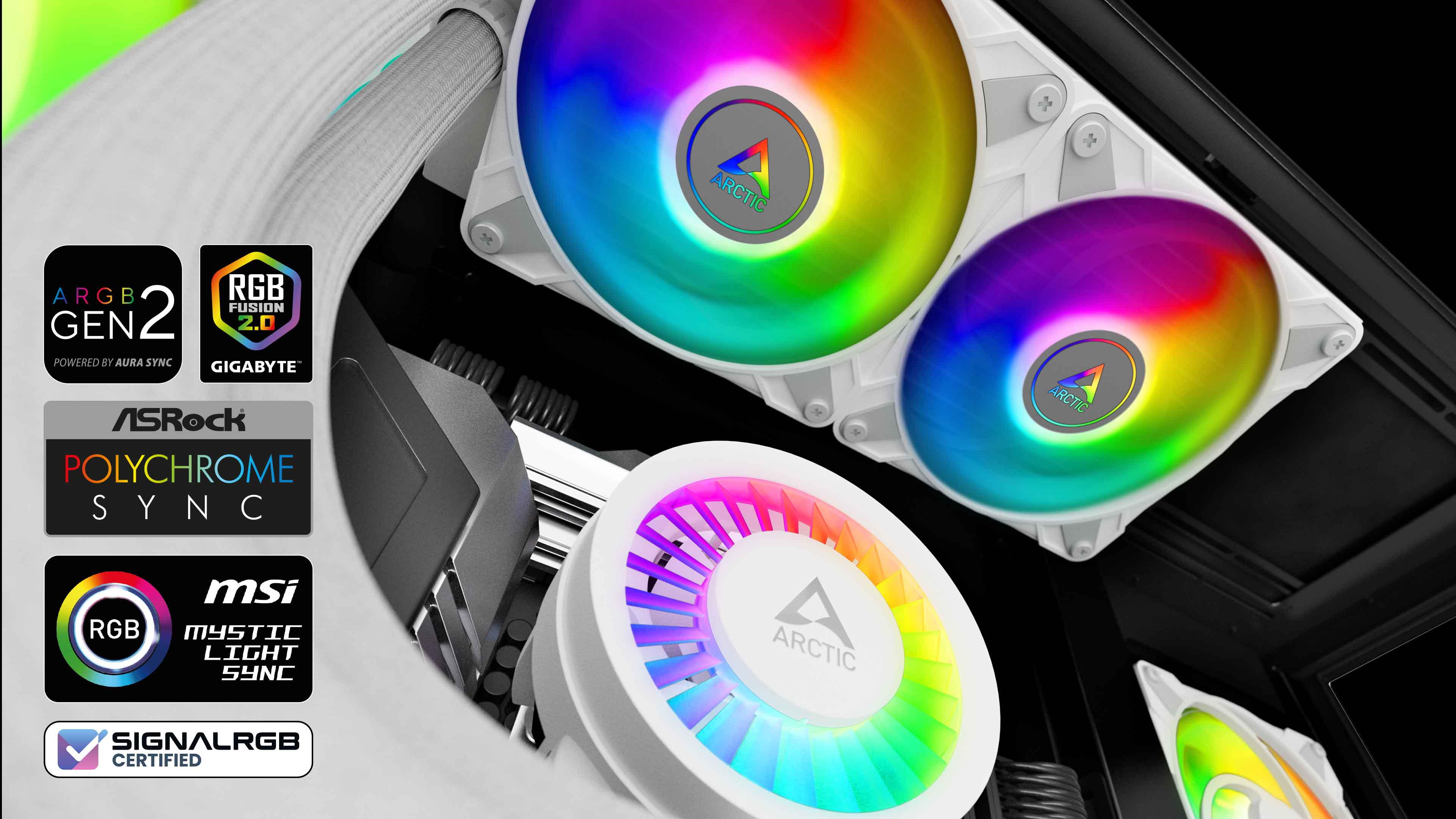 ARCTIC COOLING Liquid Freezer III - 240 A-RGB (White): All-in-One